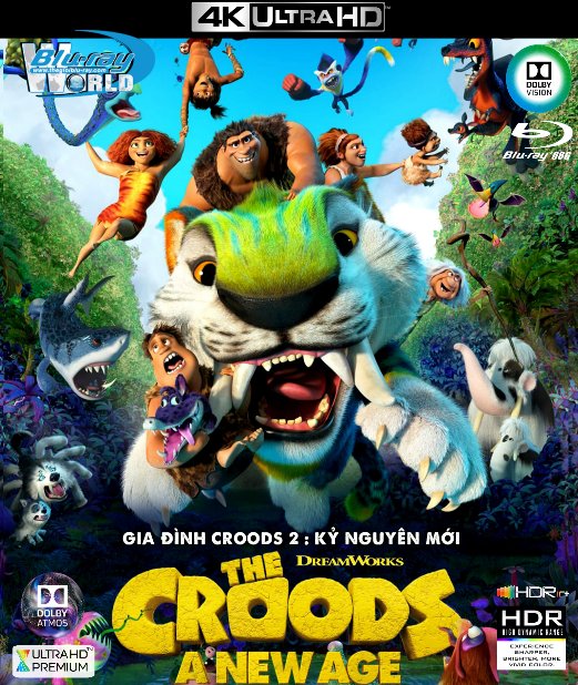 4KUHD-646. The Croods 2 : A New Age - Gia Đình Crood 2: Kỷ Nguyên Mới 4K-66G (DTS-HD MA 7.1 - DOLBY VISION)